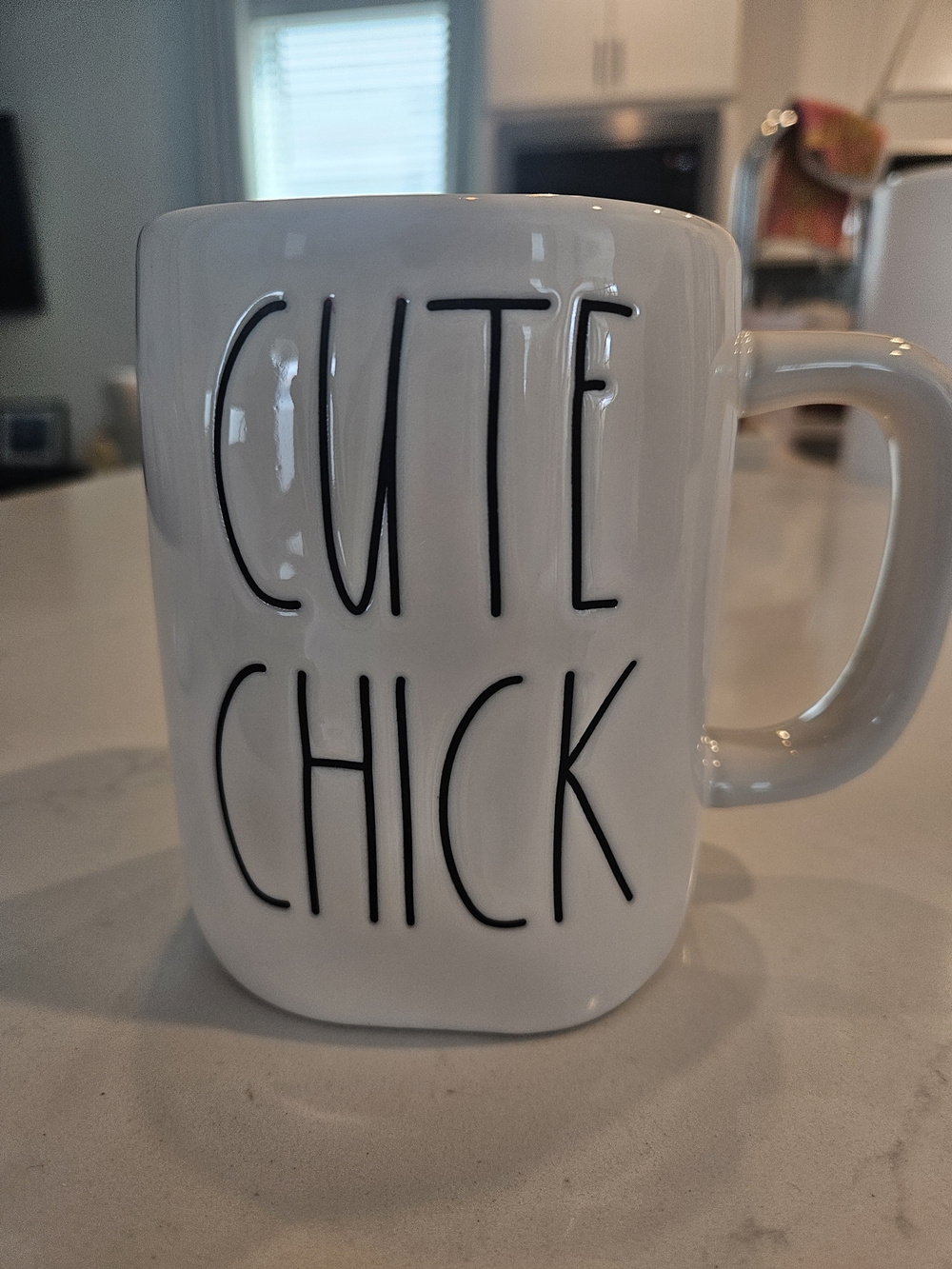 Cute Chick White Ceramic Mug - Home Dining, RAE DUNN